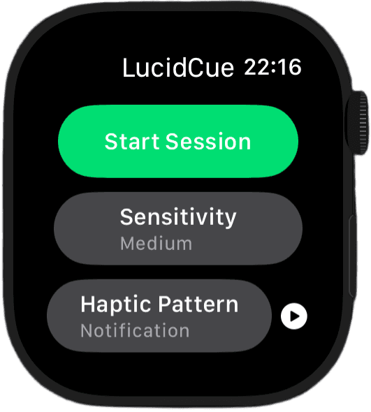 LucidCue App Screenshot